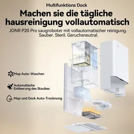 jonr P20 Pro Staubsauger Roboter Weiss
