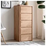 Pharao24 Hochkommode Apulca, aus Massivholz braun