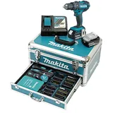 Makita DHP482RFX9 inkl. 2 x 3 Ah + Alukoffer + 96-tlg. Zubehör
