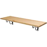 Dolle Wohnregale Campale Wandregal 80 x 25 cm Natur