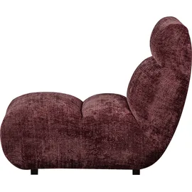 Woood Sessel Observe Chenille 75 x 82 x 96 cm Lila frei im Raum stellbar