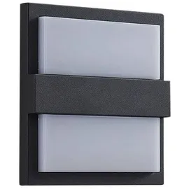 LUCANDE Außenwandleuchte Aluminium 4,9 cm schwarz 9619231