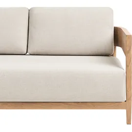 Beliani Sampieri Set 2-tlg. Hellbraun/Beige