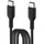Belkin USB-C/USB-C Kabel 1m PVC, Schwarz