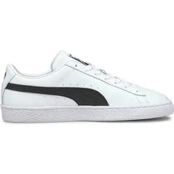 PUMA Herren Freizeitschuhe Basket Classic XXI, PUMA WHITE-PUMA BLACK, 42