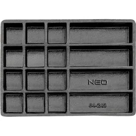 Neo Tools Werkstattwagen Stahl 6 Schubladen Schwarz/Orange bestückt