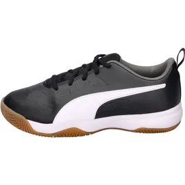 Puma Tenaz Jr Hallenschuh Kinder Schwarz/Weiß 33