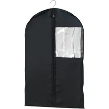 Wenko Kleidersack Deep Black 60 x 100 cm - Kleiderhülle, Polyethylen-Vinylacetat, 60 x 100 cm, Schwarz