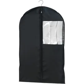 Wenko Kleidersack Deep Black 60 x 100 cm - Kleiderhülle, Polyethylen-Vinylacetat, 60 x 100 cm, Schwarz