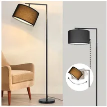 ZMH Stehlampe 166cm Schwarz