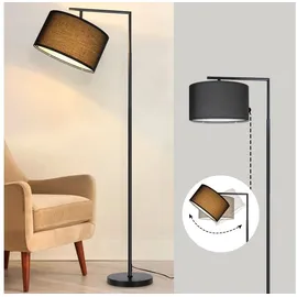 ZMH Stehlampe 166cm Schwarz