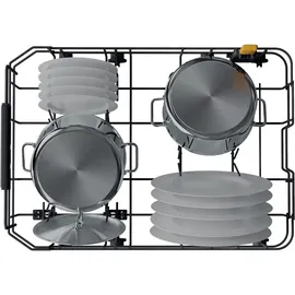Bauknecht BK6PC11BS7A0 Einbau-Geschirrspüler (teilintegrierbar, 448 mm breit, Edelstahl)