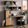 Vicco Schreibtisch-Set Tomy, Anthrazit/Goldkraft Eiche, 150 x 59 cm 3er Set da 2 Regale+schreibtisch, Vicco