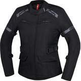 IXS Evans-ST 2.0 wasserdichte Damen Touring Motorrad Textiljacke, schwarz, Größe 2XL