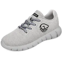 GIESSWEIN Merino Runners Damen, Merino Sneaker Women - Atmungsaktive Frauen Schuhe Geruchsneutral - ohne Socken - natürliche Merinowolle 3D Stretch, Leichte Sport und Freizeit Schuhe - Merino Wool - 42 EU