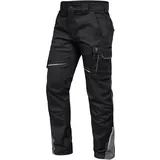Triuso Leibwächter Bundhose ohne Knietaschen Flex-Line Herren FLXHO25 Gr. 60 schwarz/grau