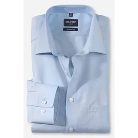 Olymp Regular fit", Freizeithemd mit Logo-Stitching Modell 'New', Bleu, 38