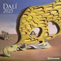 N NEUMANNVERLAGE Dali 2025 - Wand-Kalender - Broschüren-Kalender - 30x30 - 30x60 geöffnet - Kunst-Kalender