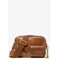 Michael Kors Bryant Medium Schultertasche Leder Brown