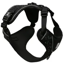 duvoplus EXPLOR Ultimate Fit No-Pull-Geschirr Hundehalsband Granit Schwarz M