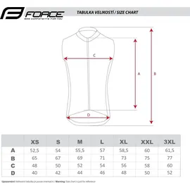 Force Laser Weste in schwarz Gr. XS