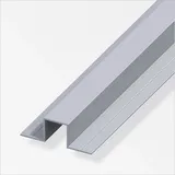 Alfer Quadrat-U-Profil 23,5 x 67,5 x 1000 mm Aluminium