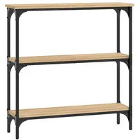 VidaXL Konsolentisch Sonoma-Eiche 75x22,5x75 cm Holzwerkstoff