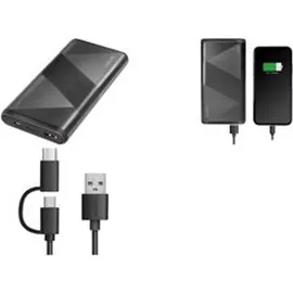 Logilink PA0275 10000 mAh Quick Charge 3.0, Fast Charge, USB PD 2.0 LiPo Schwarz
