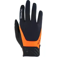Roeckl SPORTS Herren Handschuhe Mori 2, black/fluo orange, 8,5