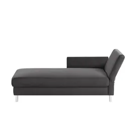 Nehl Liege Easy Flachgewebe 220 x 80 x 96 cm Grau mit Schlaffunktion