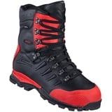 Meindl Schnittschutzstiefel Timber Pro GTX Insulated, schwarz-rot, 40