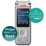 Philips DVT4115 VoiceTracer, Audio Recorder, MP3/PCM, 3 HiFi-Mikrofone, exzellente Fernaufnahme, Inkl. Sembly AI-Testlizenz: Transkription & KI-Zusammenfassungen