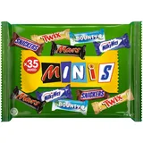 Mars Schokoriegel Mixed Minis, 710 g, verschiedene Sorten, 35 Riegel