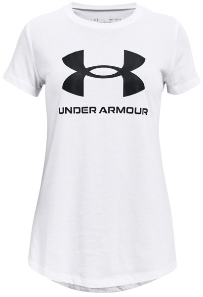 Under Armour Live Sportstyle Graphic Ss - T-shirt Fitness - Mädchen - White - YXS
