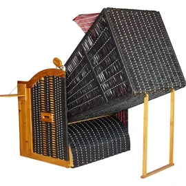 Intergrill Webavita Strandkorb Ostsee Wacholder Burgund