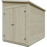 Kiehn-Holz Gerätehaus KH 19-001 Natur Unbehandelt 150 cm x 210 cm
