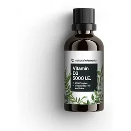 Natural Elements Vitamin D3 5000 I.E. Tropfen 50 ml