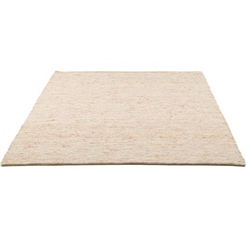 Sansibar »Hörnum«, rechteckig, Handweb Teppich, meliert, reine gewalkte Wolle, handgewebt, beige
