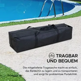 Sunjoy Poolpavillon Gran 3 x 3 m Grau