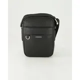 Lacoste Ossian Umhängetasche Leder Black