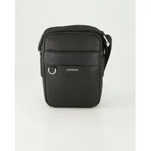 Lacoste Ossian Umhängetasche Leder Black