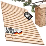 Rollrost Lattenrost Rollrost "Kraft-Schorsch" 68x30mm bis 500kg Flächenlast, TUGA-Holztech, Breite 70 80 90 100 120 140 cm Länge 190 200 210 220 cm Höhe 30 mm 100 cm x 200 cm x 3.00 cm