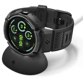 SPIGEN Rugged Armor Pro + Stand matte black Google Pixel Watch 4 41mm
