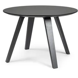 Tenzo Lola Couchtisch Holzwerkstoff Ø60x40 cm - Black