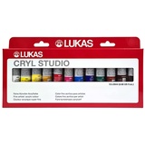 LUKAS Cryl Studio Acrylfarben-Set 12 x 20 ml