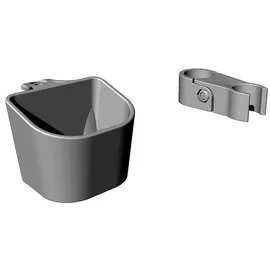 Dietz Stockhalter für TAIMA M-GT/S-GT Rollator-Zubehör silber