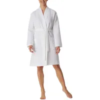 SCHIESSER Bademantel Waffelpique Weiß XL