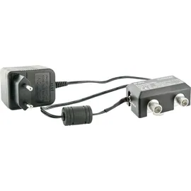 Schwaiger Zwei-Geräte-Verstärker BS6822 531 1x IEC Buchse auf 2x IEC Stecker, Verstärkung bis 2x 8dB