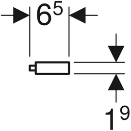 Geberit iCon Handtuchstange Hochglanz Verchromt 502328001