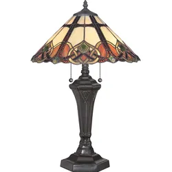 Cambridge 2-flammige Tischlampe - Vintage Bronze - QZ-CAMBRIDGE-TL